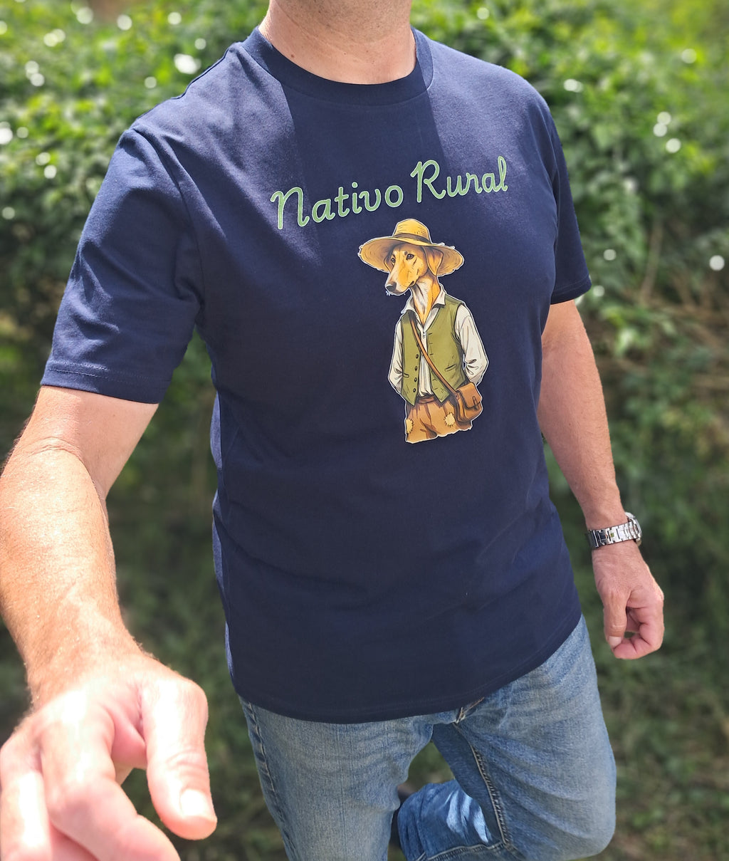 Nativo rural — Camiseta Premium De Original Diseño. Algodon Organico