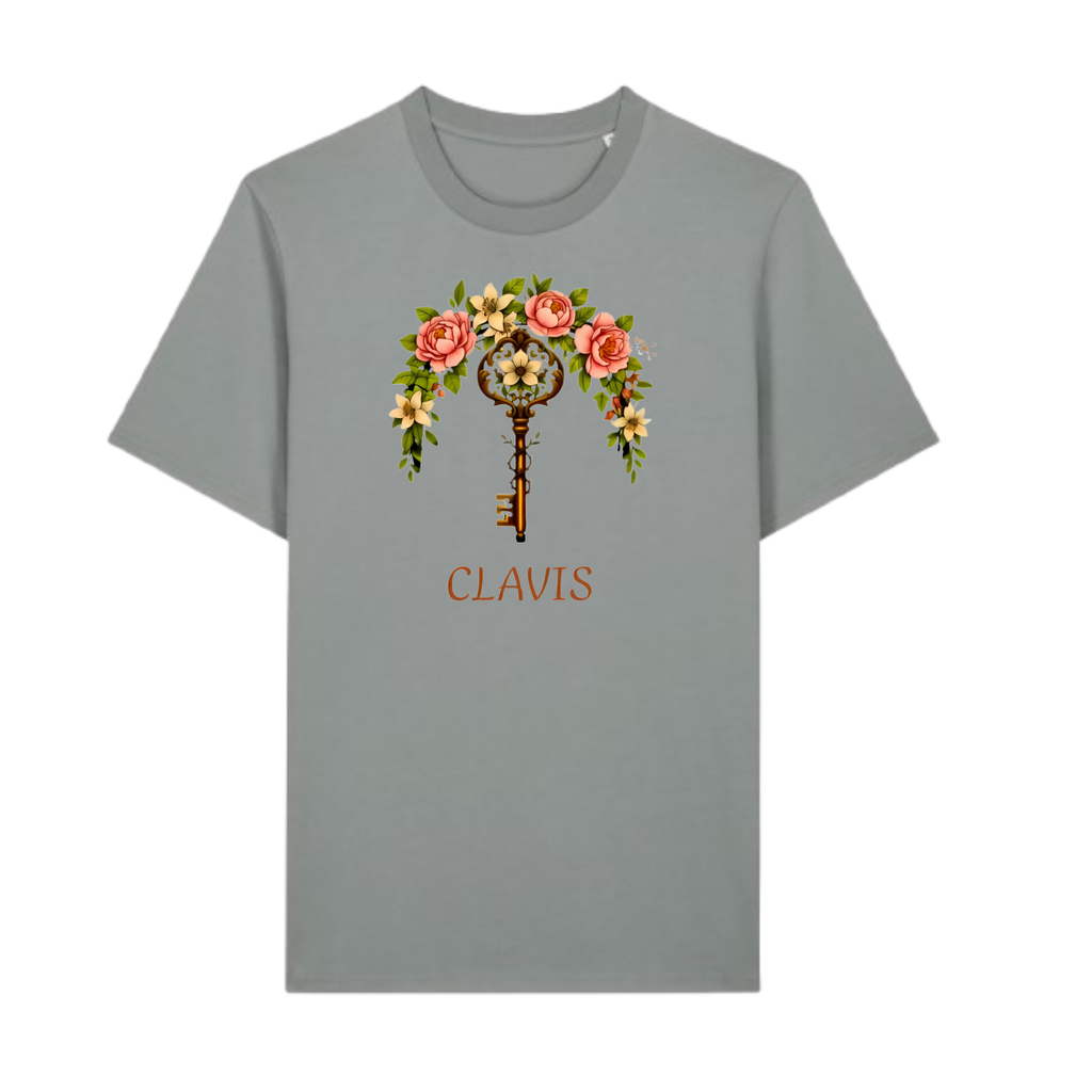 Llave floral — Camiseta Premium Esencia Natural. Algodon Organico.