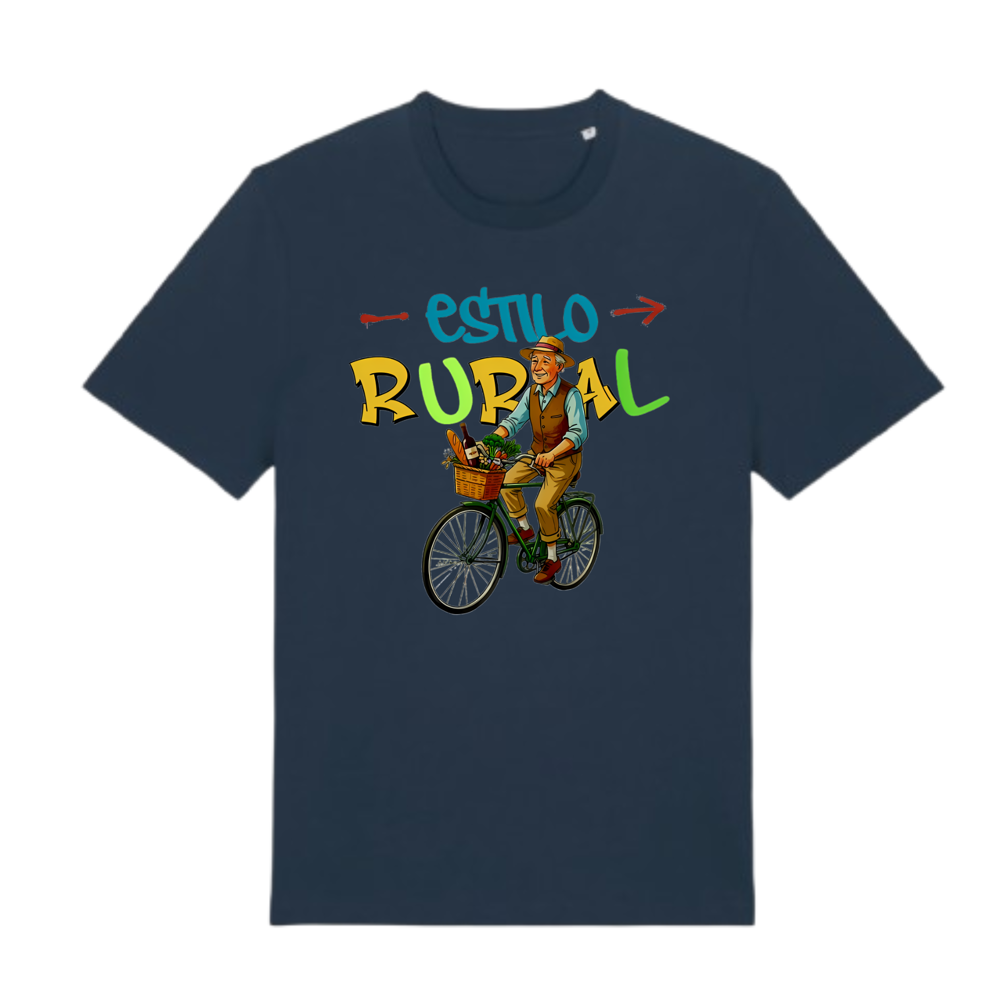 Estilo rural — Camiseta Premium Estilo Rural. Algodon Organico.