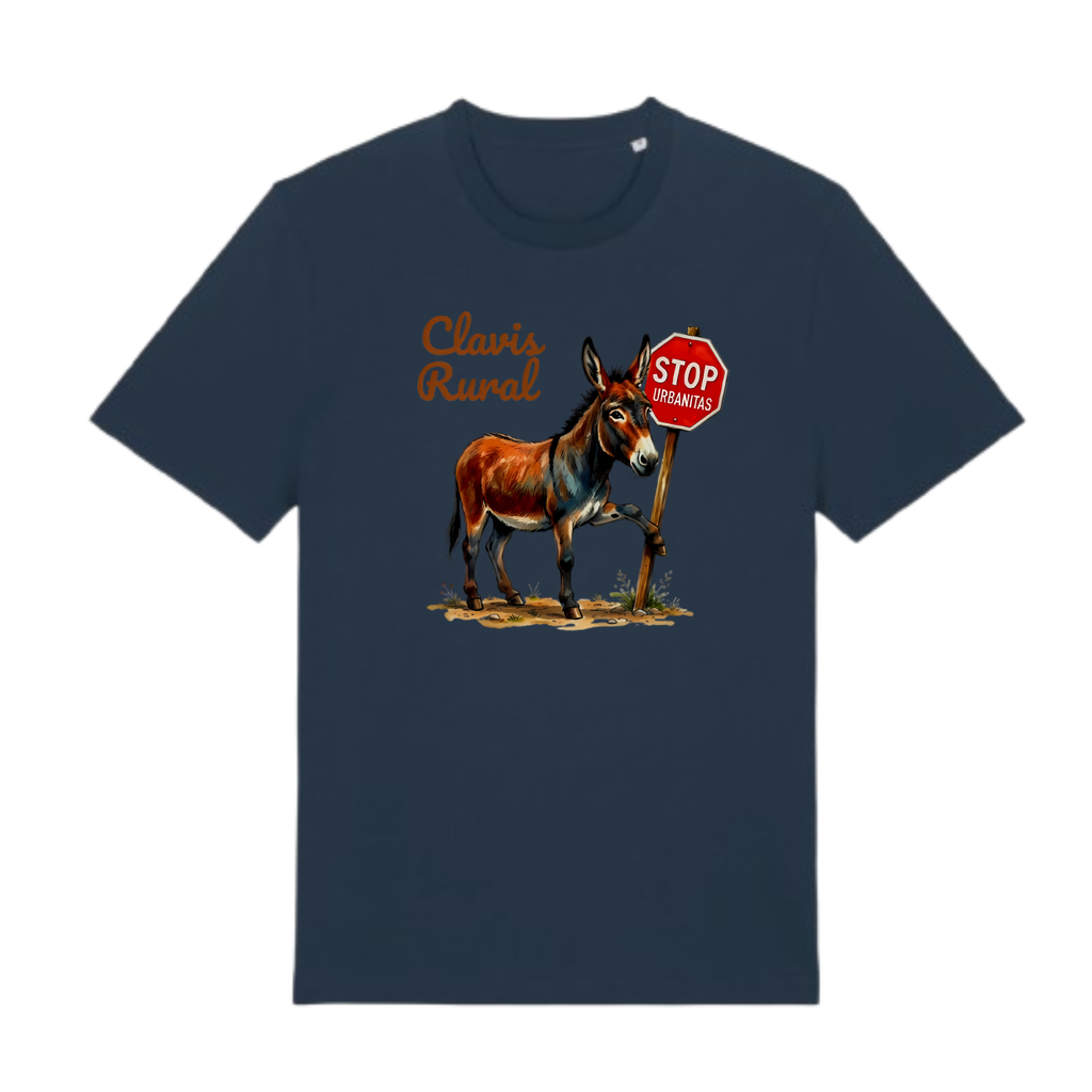 Stop urbanitas — Camiseta Premium De Rebeldia Rural. Algodon Organico.