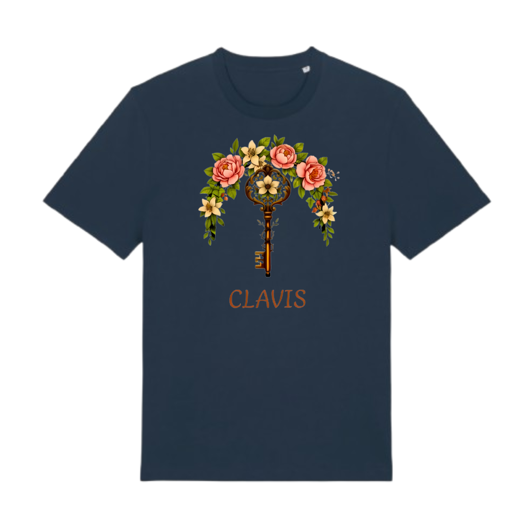 Llave floral — Camiseta Premium Esencia Natural. Algodon Organico.