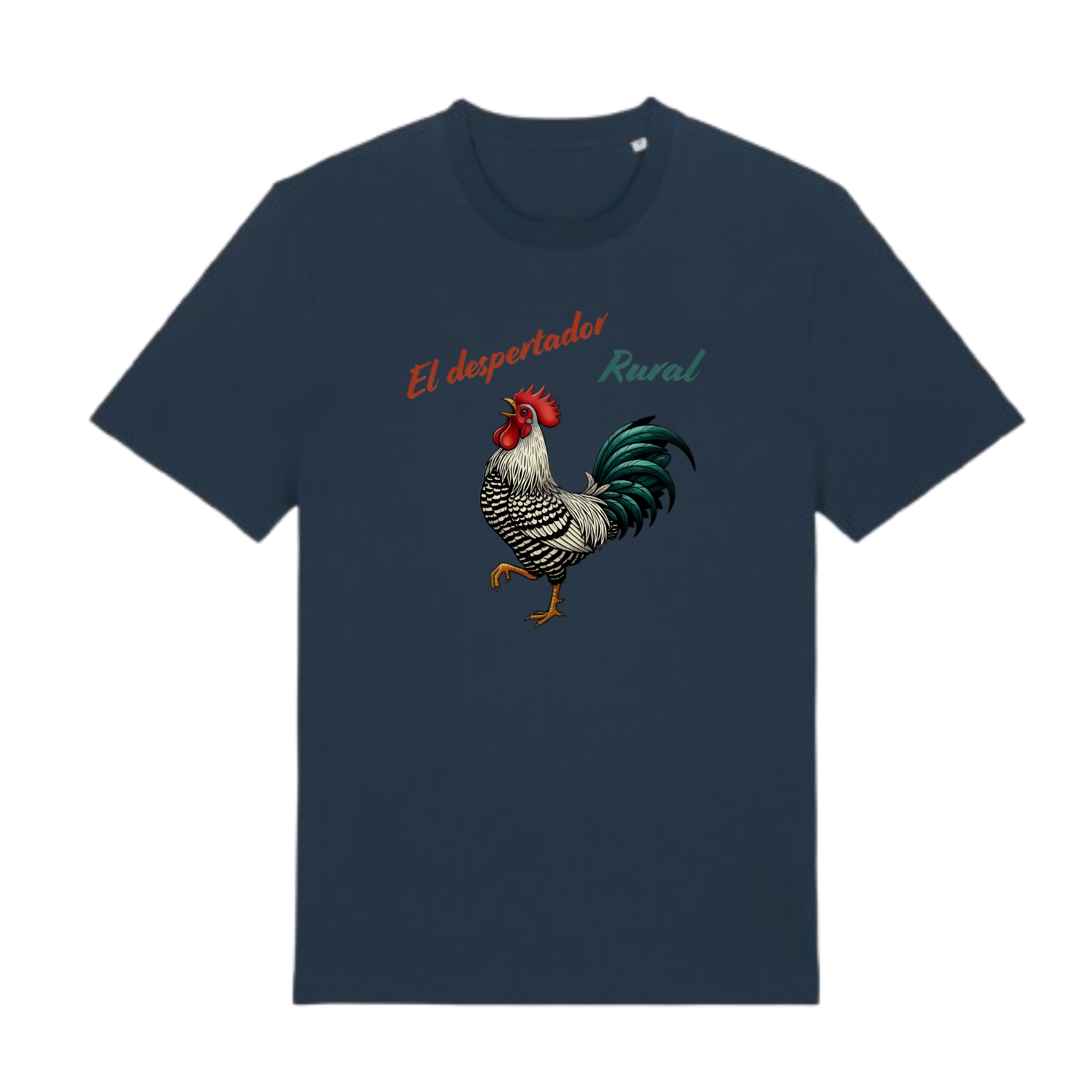 Despertador rural — Camiseta Premium Del Despertador Rural. Algodon Organico.
