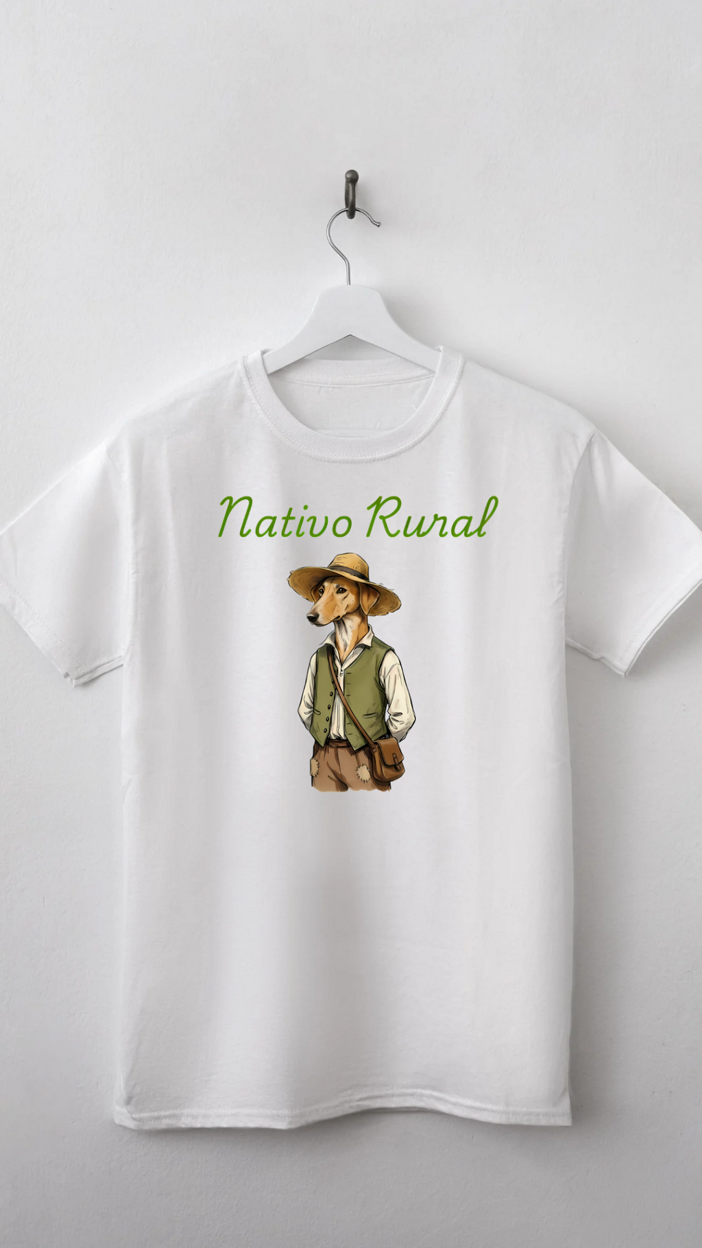 Nativo rural — Camiseta Premium De Original Diseño. Algodon Organico