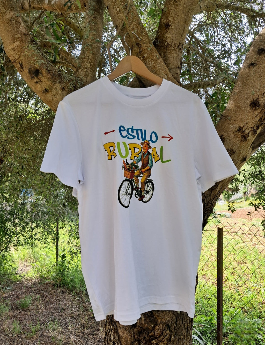 Estilo rural — Camiseta Premium Estilo Rural. Algodon Organico.
