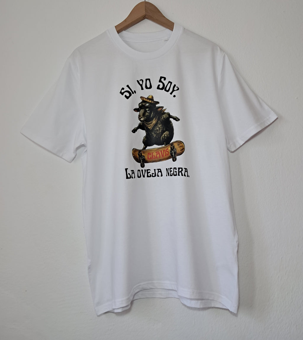 Oveja Negra — Camiseta Premium De Estilo Rural. Algodon Organico