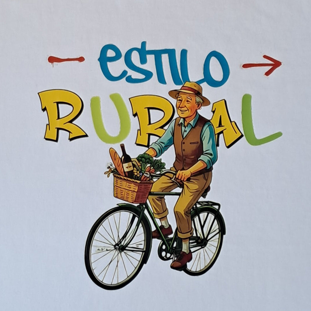 Estilo rural — Camiseta Premium Estilo Rural. Algodon Organico.