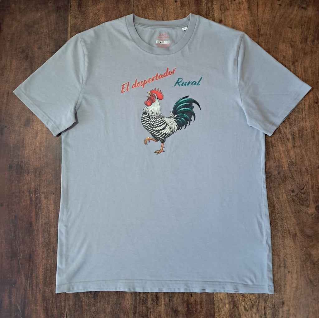 Despertador rural — Camiseta Premium Del Despertador Rural. Algodon Organico.