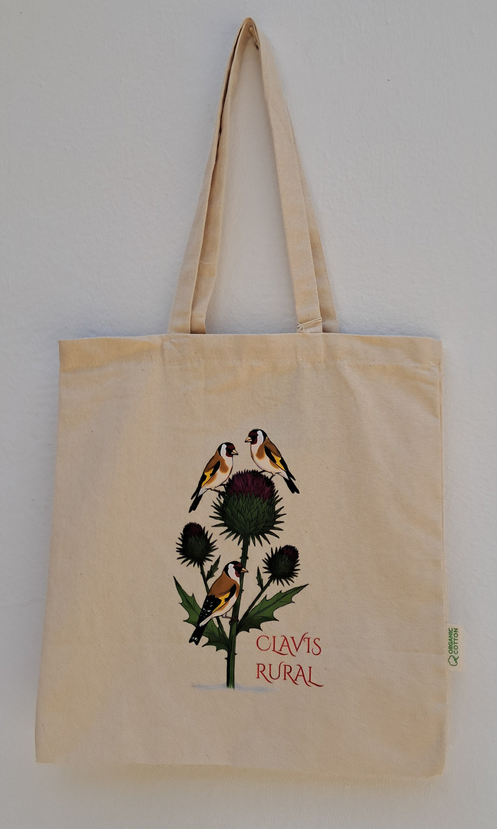 Bolsa de Compra Jilgueros ( Tote Bag )100% Algodón Orgánico.