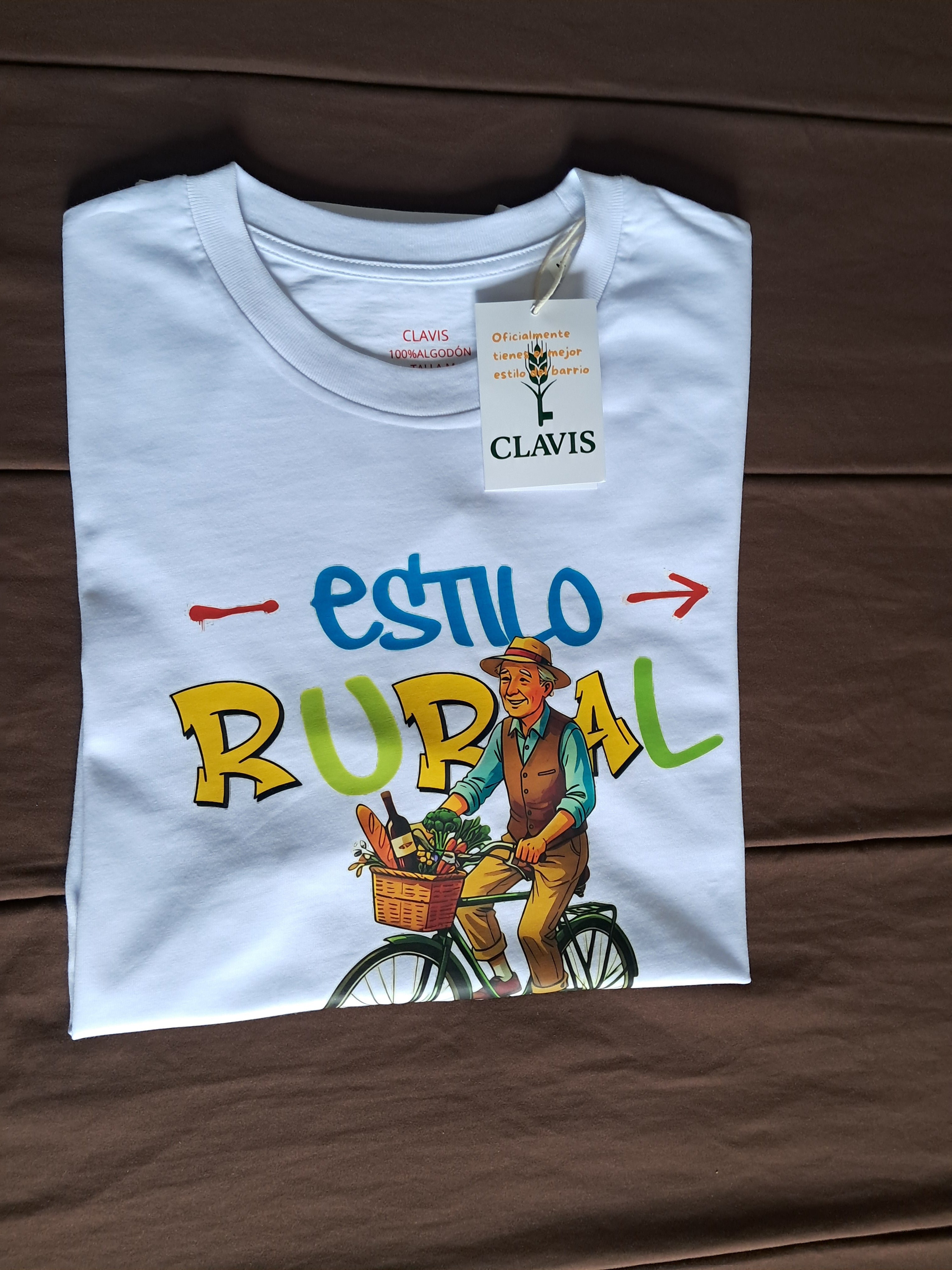 Estilo rural — Camiseta Premium Estilo Rural. Algodon Organico.