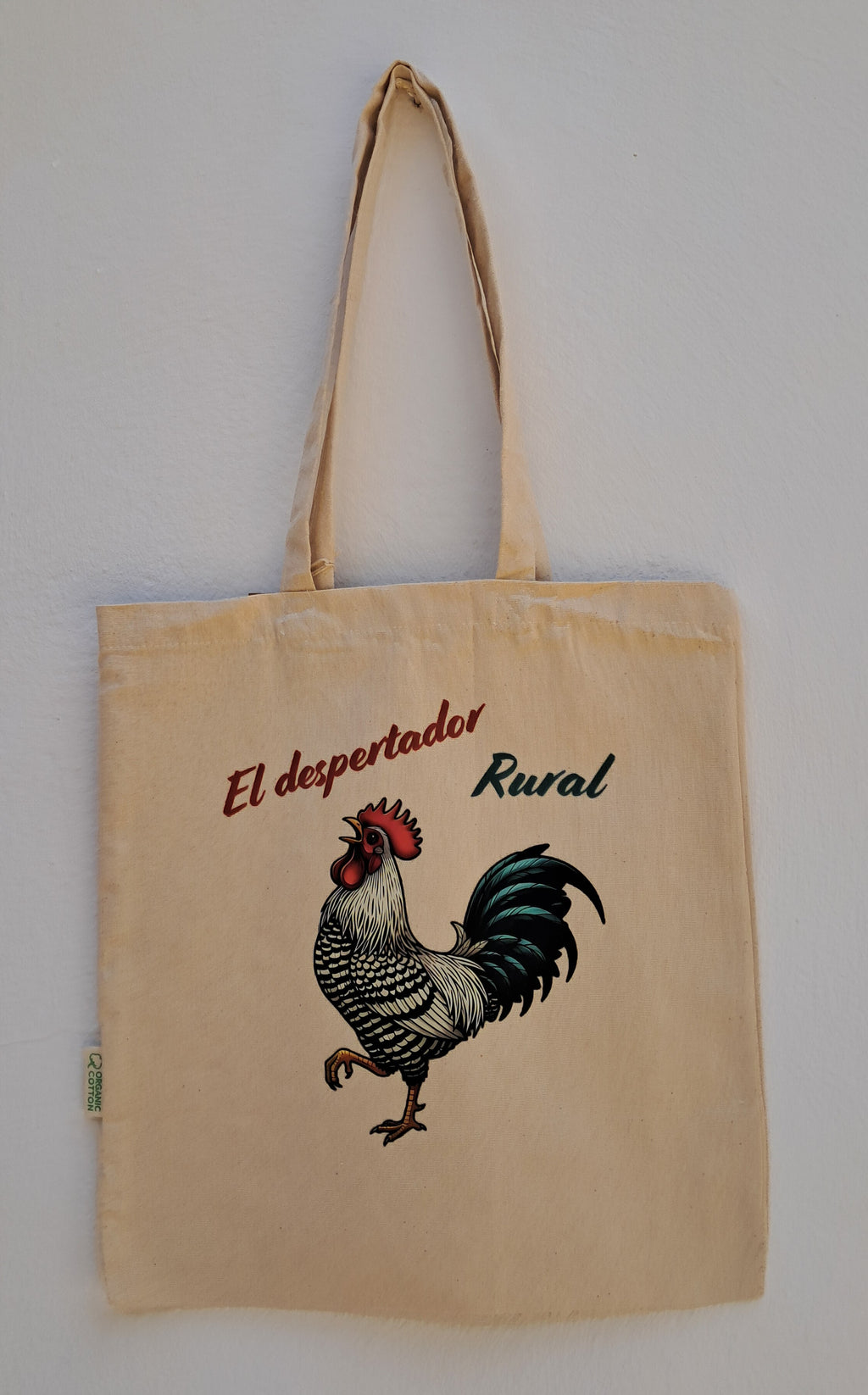 Bolsa de compra Despertador Rural ( Tote Bag )100% Algodón Orgánico.