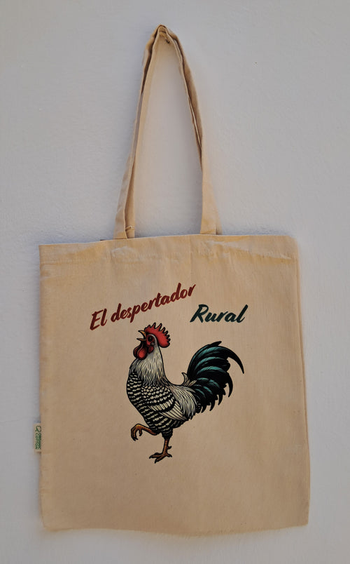 Bolsa de compra Despertador Rural ( Tote Bag )100% Algodón Orgánico.