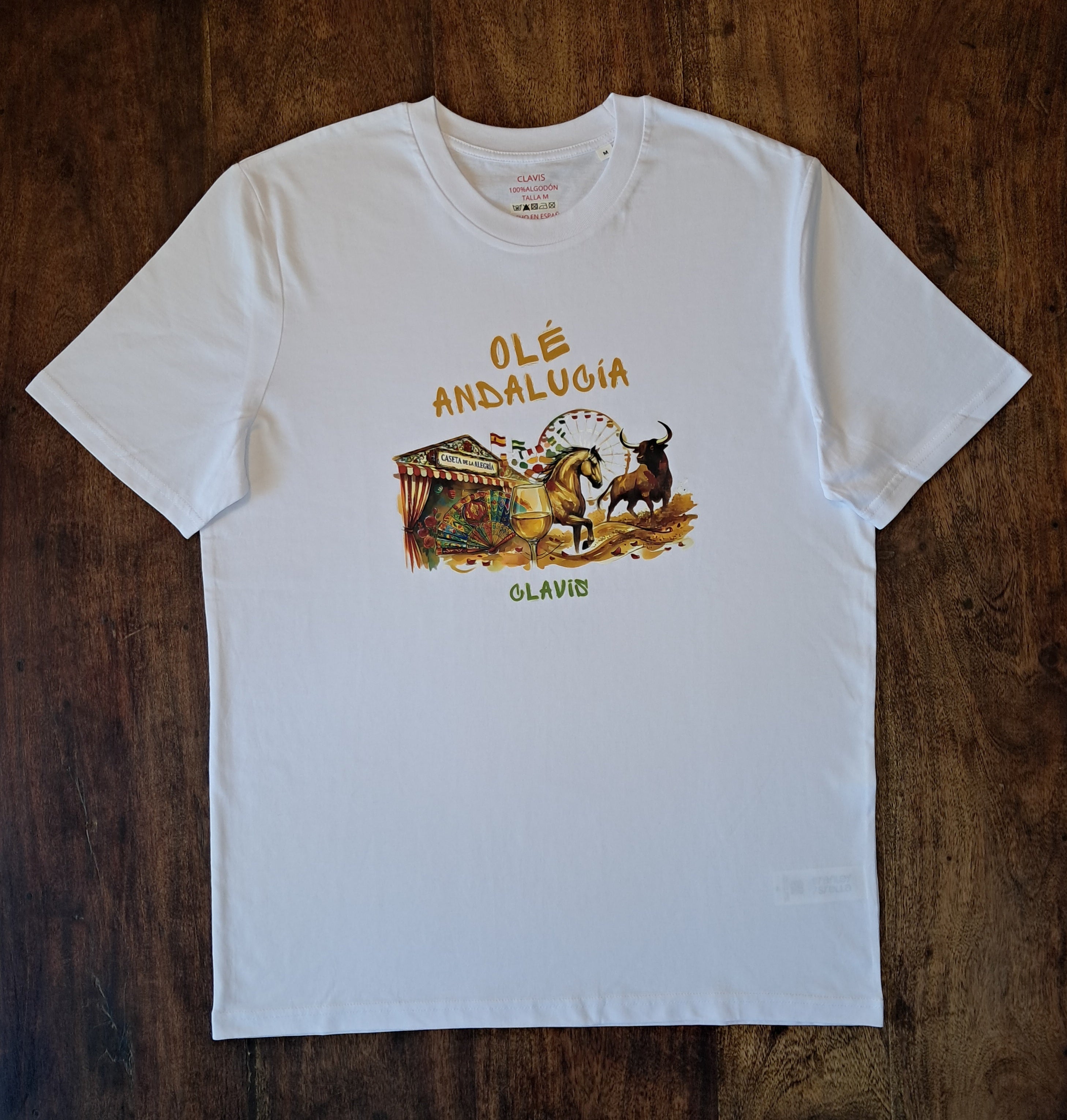 Feria — Camiseta Premium Tradicion Rural. Algodon Organico.
