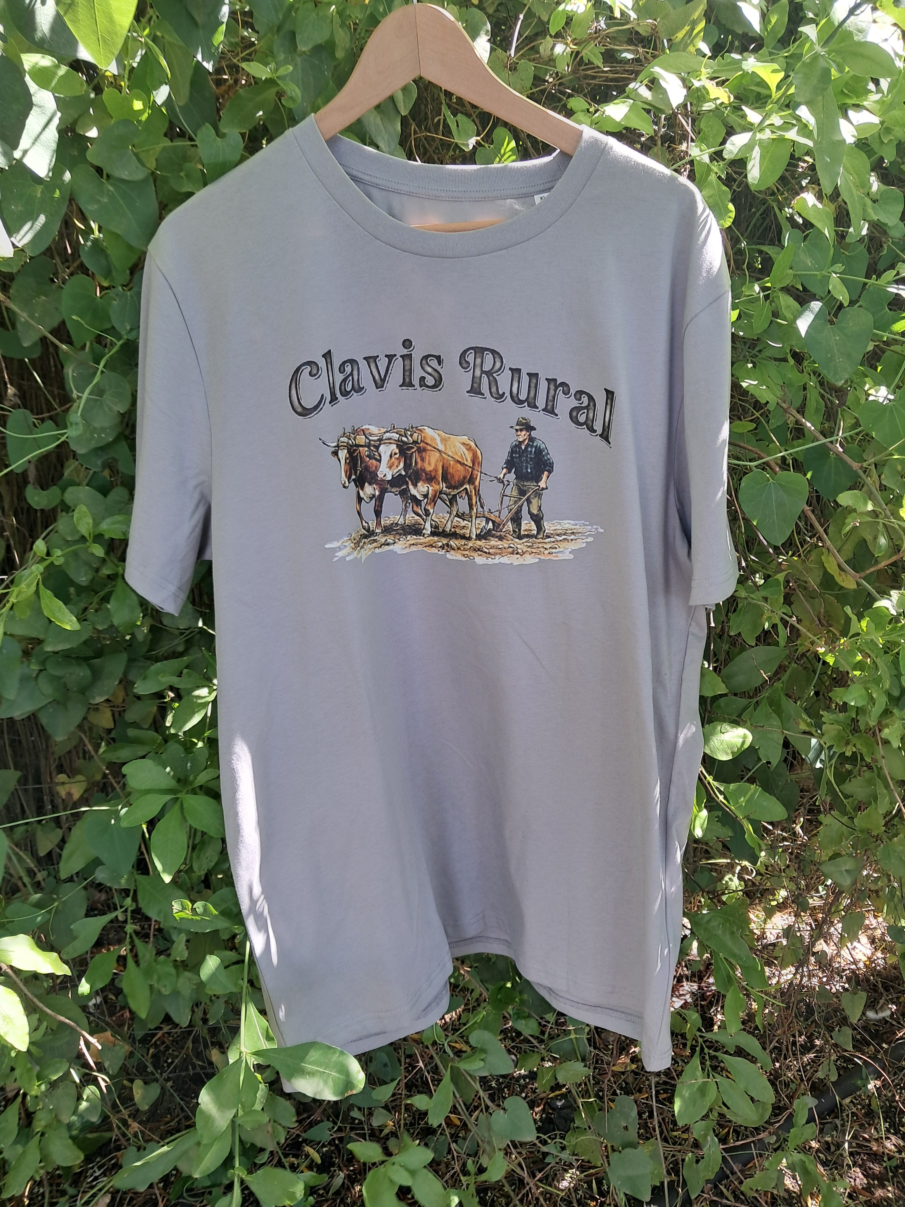 Yunta de Bueyes — Camiseta Premium De Estilo Rural. Algodon Organico.