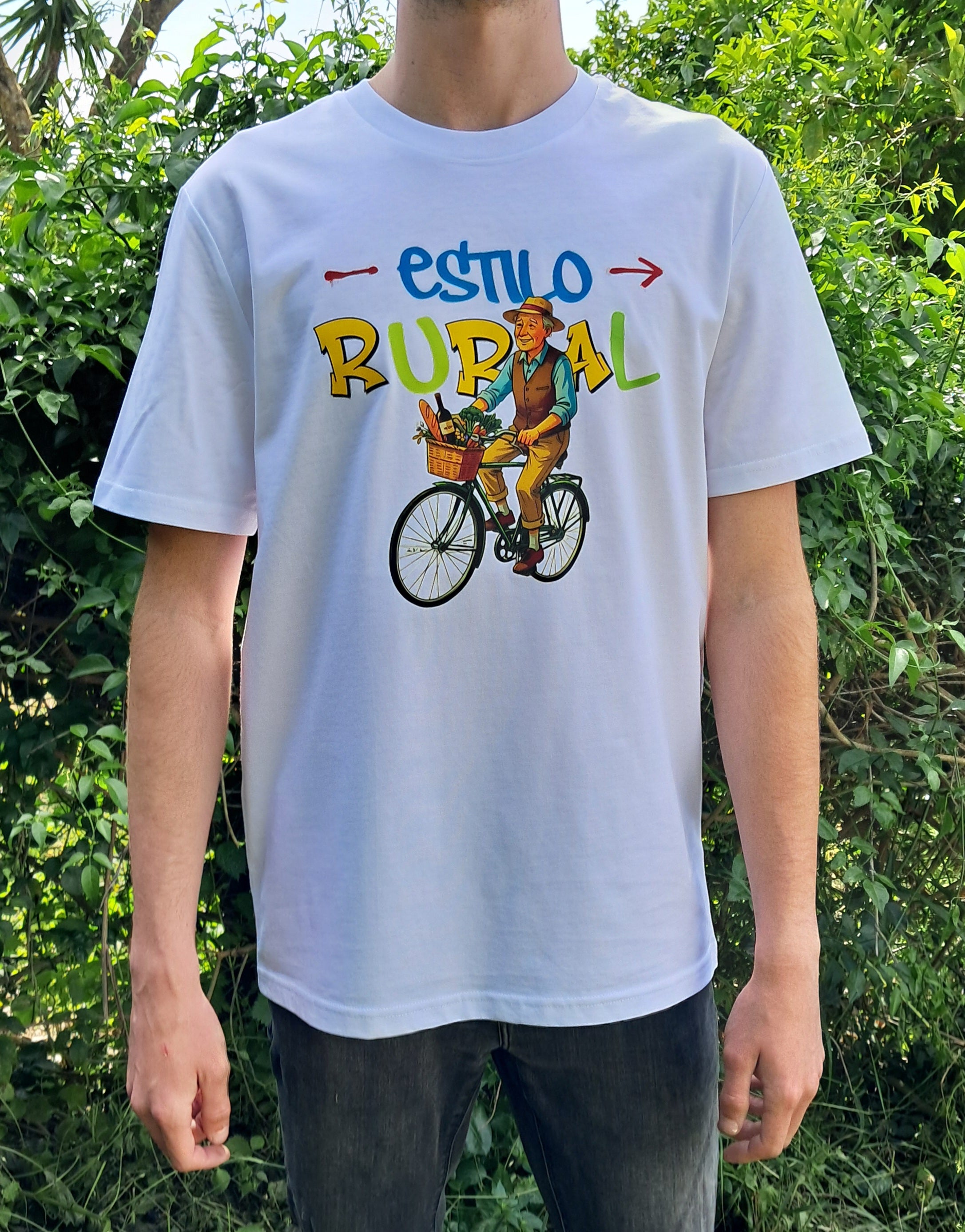 Estilo rural — Camiseta Premium Estilo Rural. Algodon Organico.