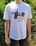 Burro Flamenco — Camiseta Premium De Estilo Rural. Algodon Organico.