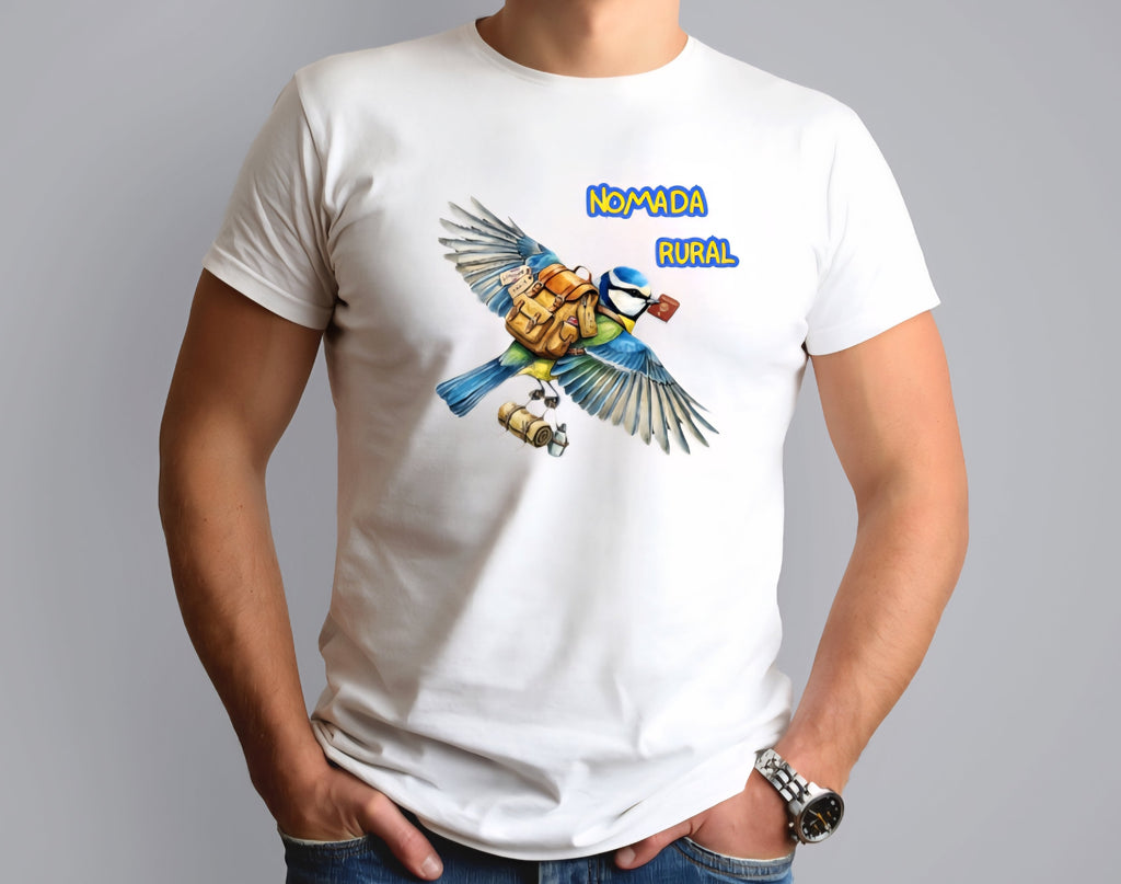 Nomada Rural — Camiseta Premium De Estilo Rural. Algodon Organico.