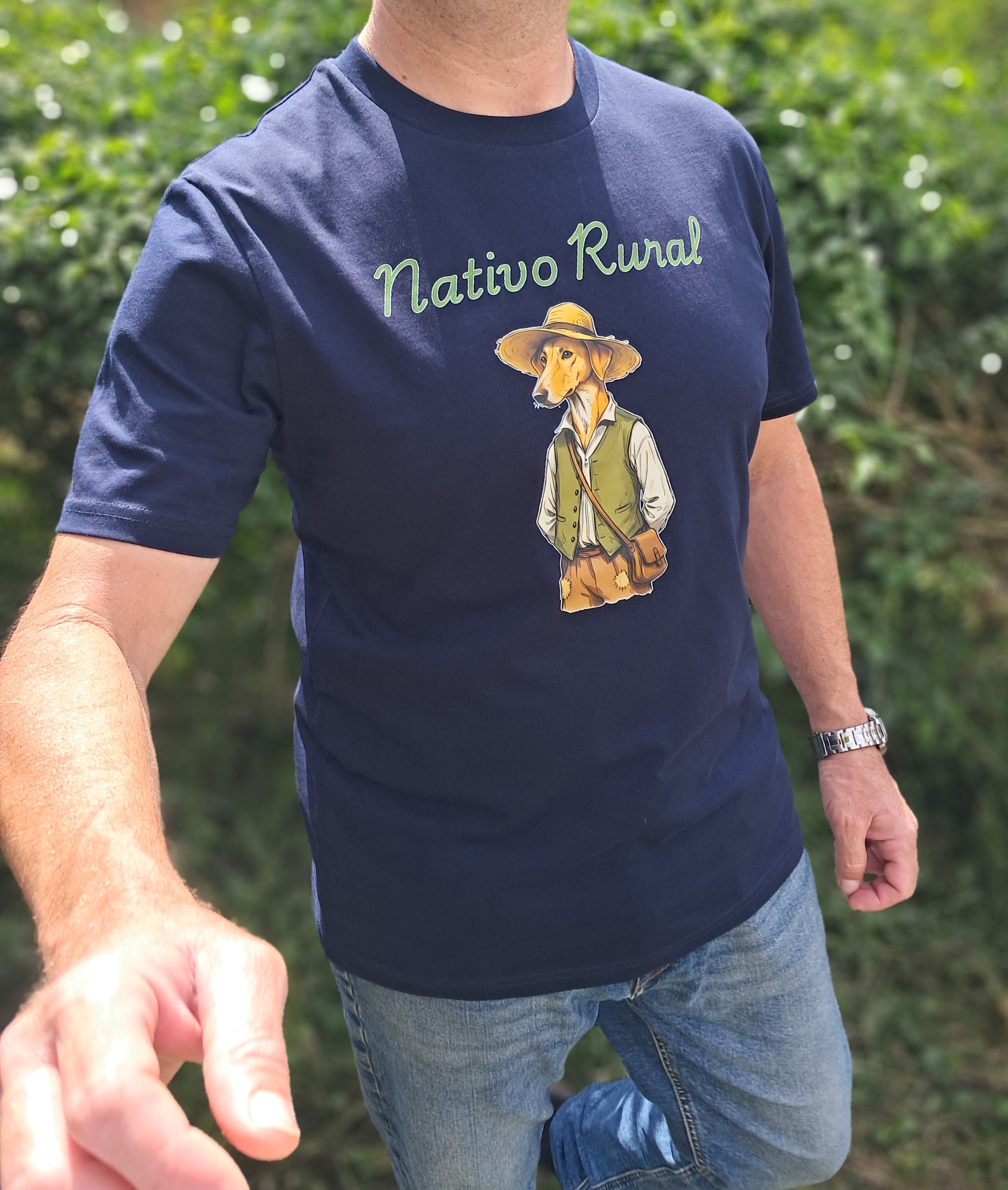 Nativo rural — Camiseta Premium De Original Diseño. Algodon Organico
