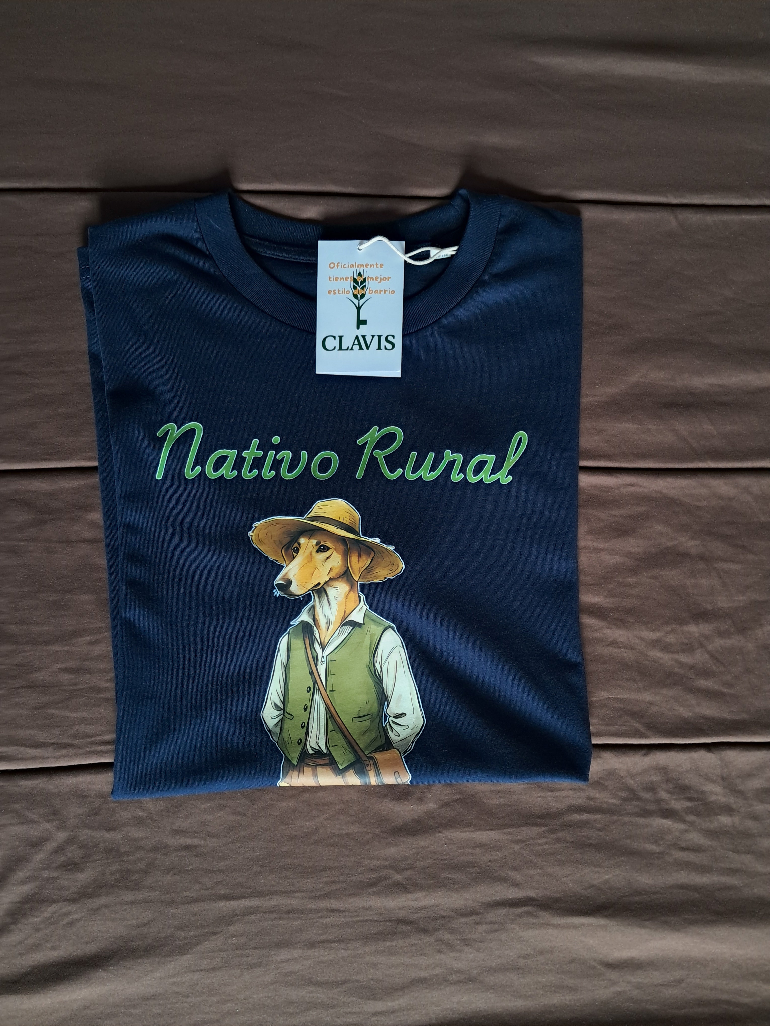 Nativo rural — Camiseta Premium De Original Diseño. Algodon Organico