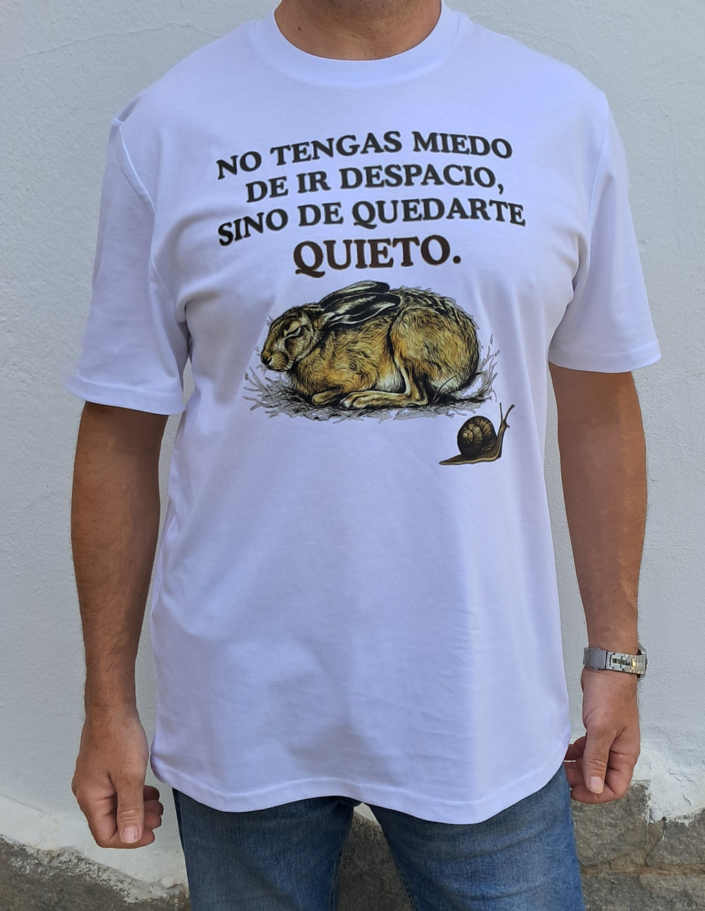 Poco a Poco — Camiseta Premium De Estilo Rural. Algodon Organico.