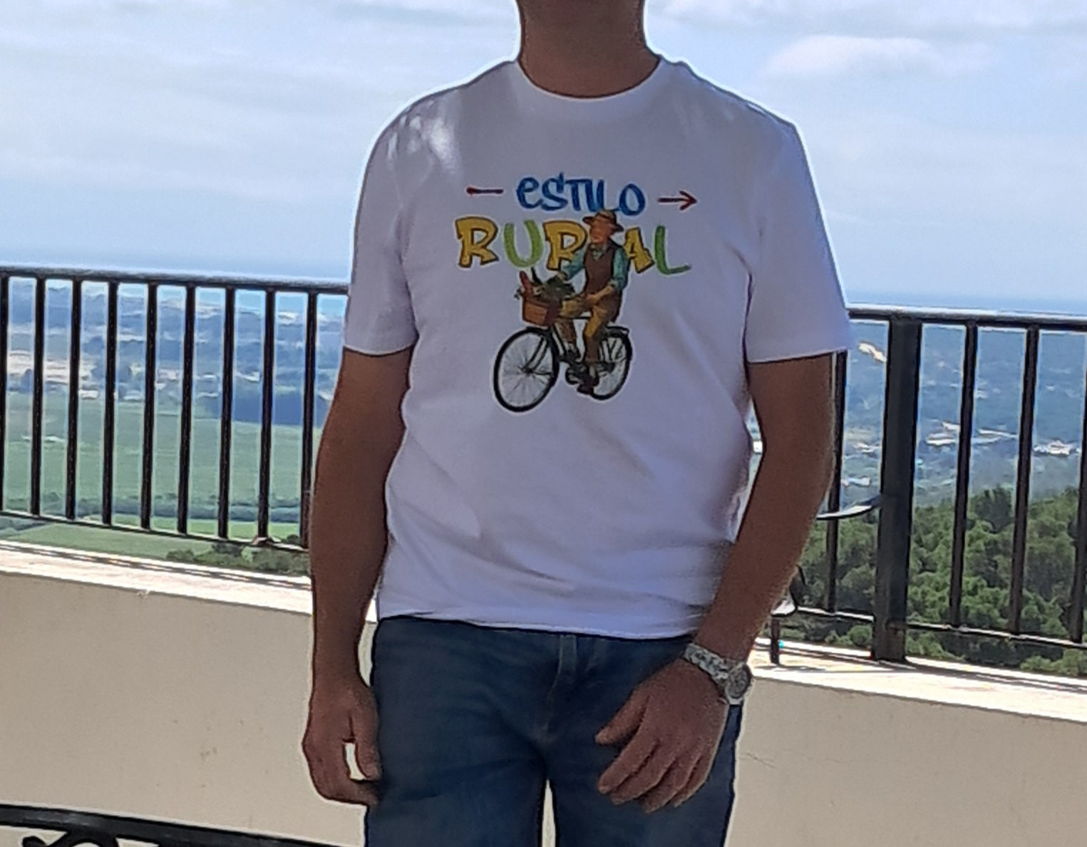 Estilo rural — Camiseta Premium Estilo Rural. Algodon Organico.