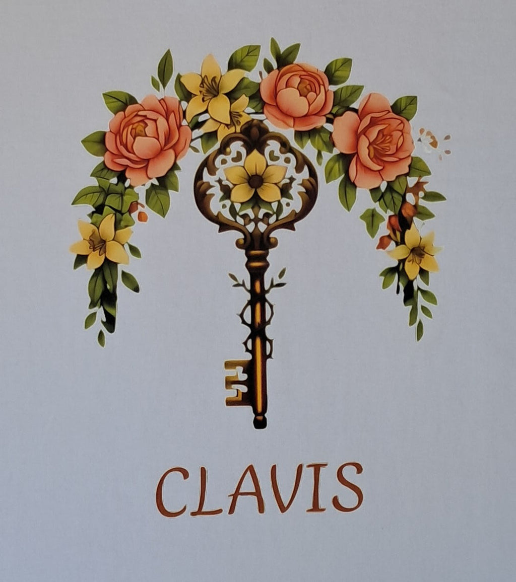 Llave floral — Camiseta Premium Esencia Natural. Algodon Organico.