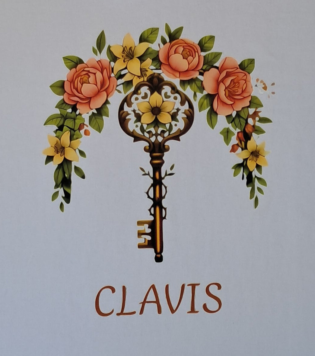 Llave floral — Camiseta Premium Esencia Natural. Algodon Organico.