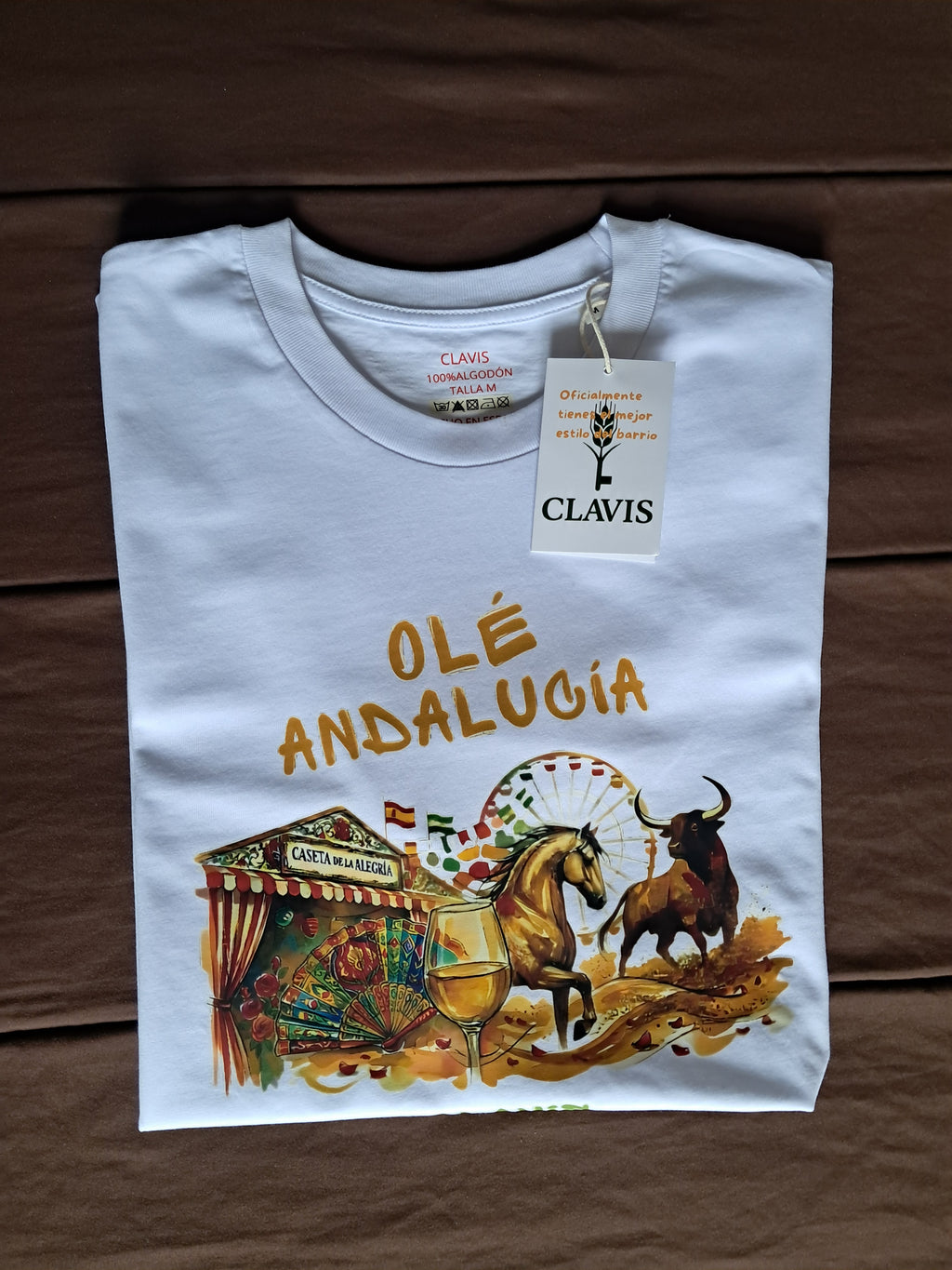 Feria — Camiseta Premium Tradicion Rural. Algodon Organico.