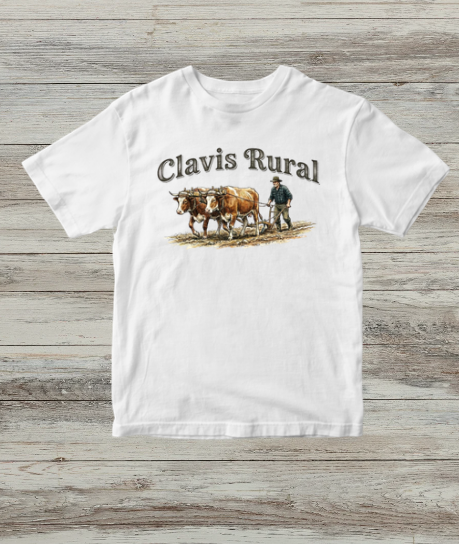 Yunta de Bueyes — Camiseta Premium De Estilo Rural. Algodon Organico.