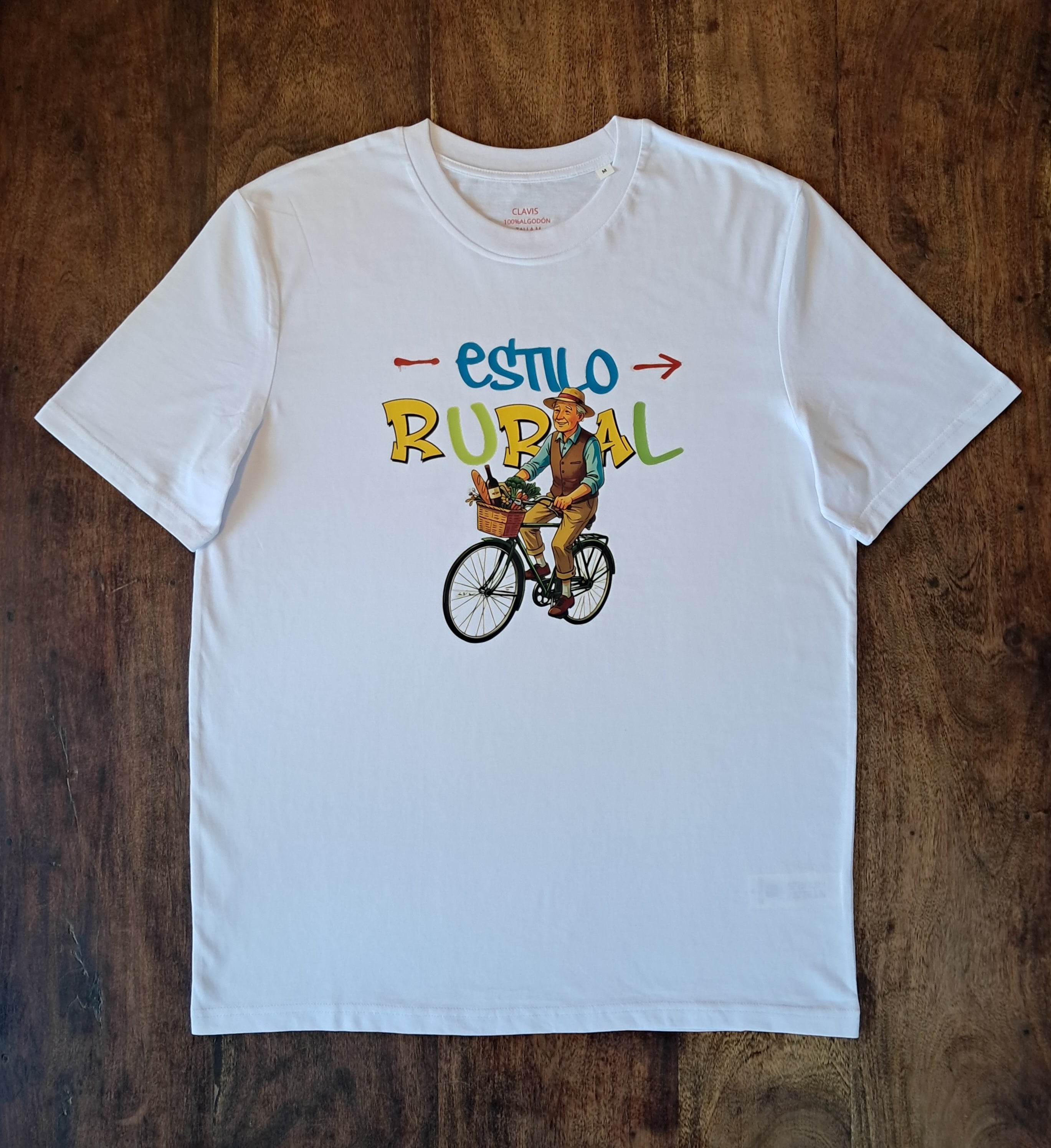 Estilo rural — Camiseta Premium Estilo Rural. Algodon Organico.