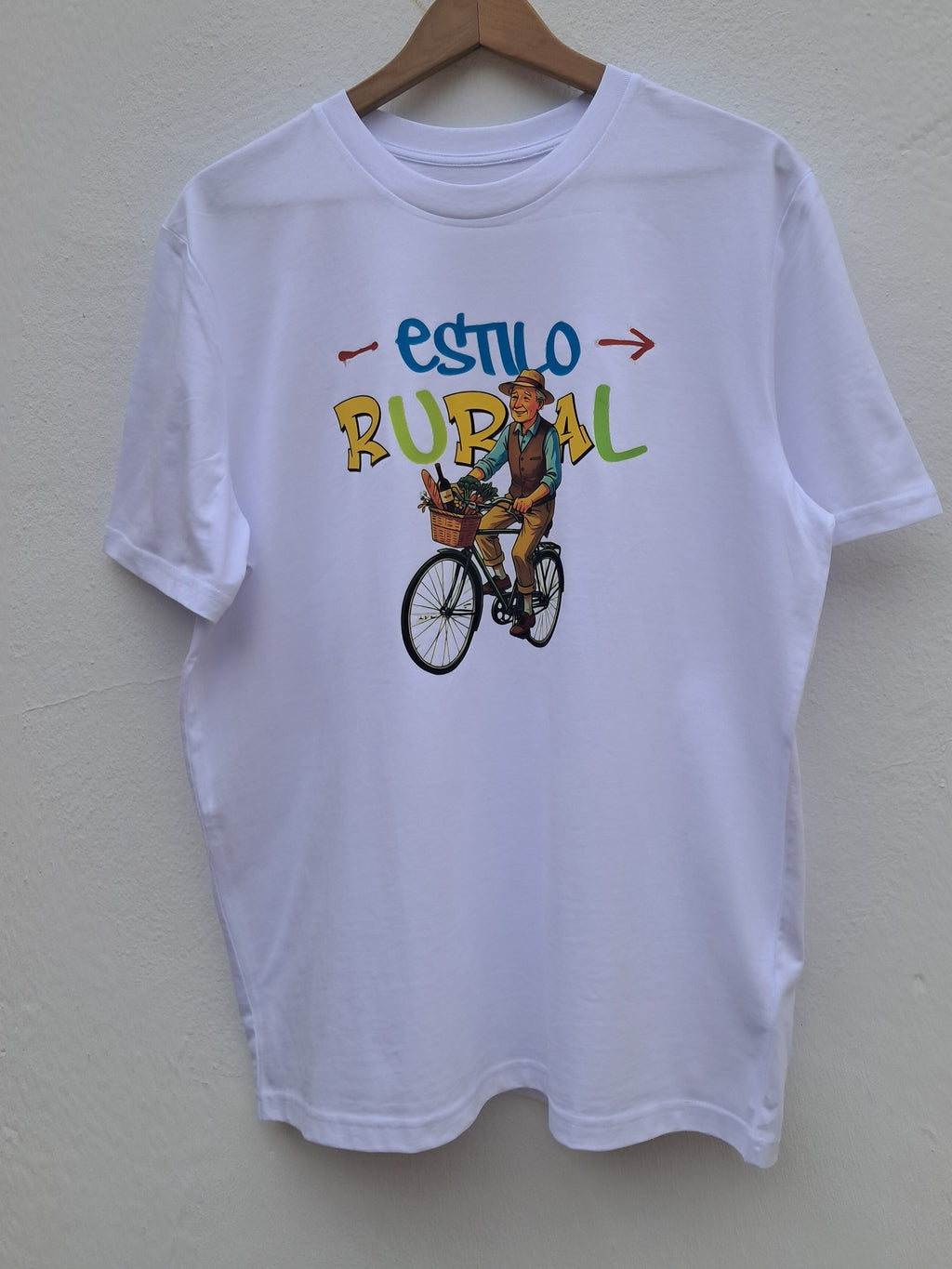 Estilo rural — Camiseta Premium Estilo Rural. Algodon Organico.