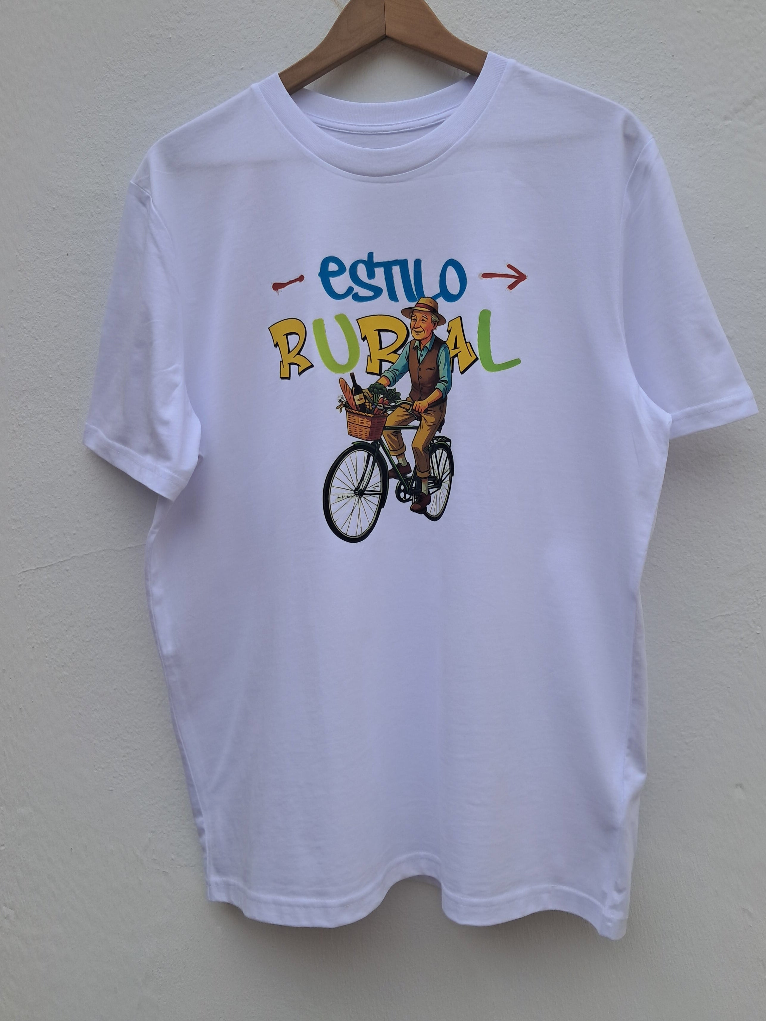 Estilo rural — Camiseta Premium Estilo Rural. Algodon Organico.