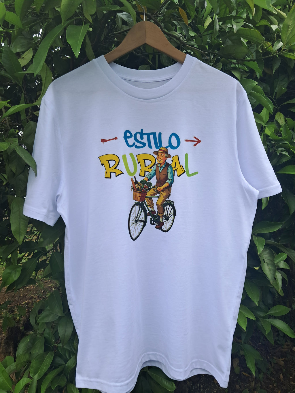 Estilo rural — Camiseta Premium Estilo Rural. Algodon Organico.