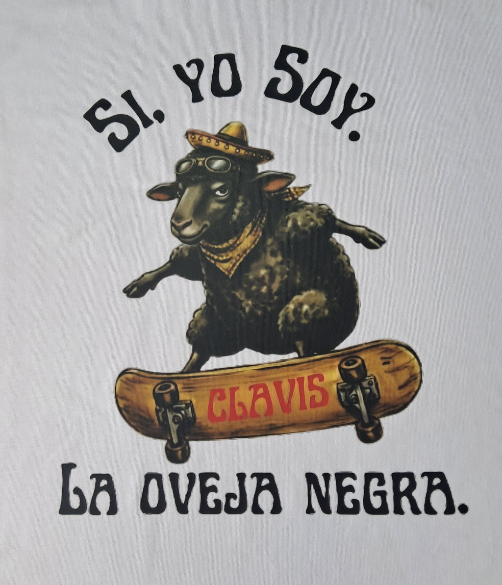 Oveja Negra — Camiseta Premium De Estilo Rural. Algodon Organico