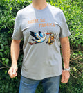 Rural de Fabrica— Camiseta Premium De Estilo Rural. Algodon Organico