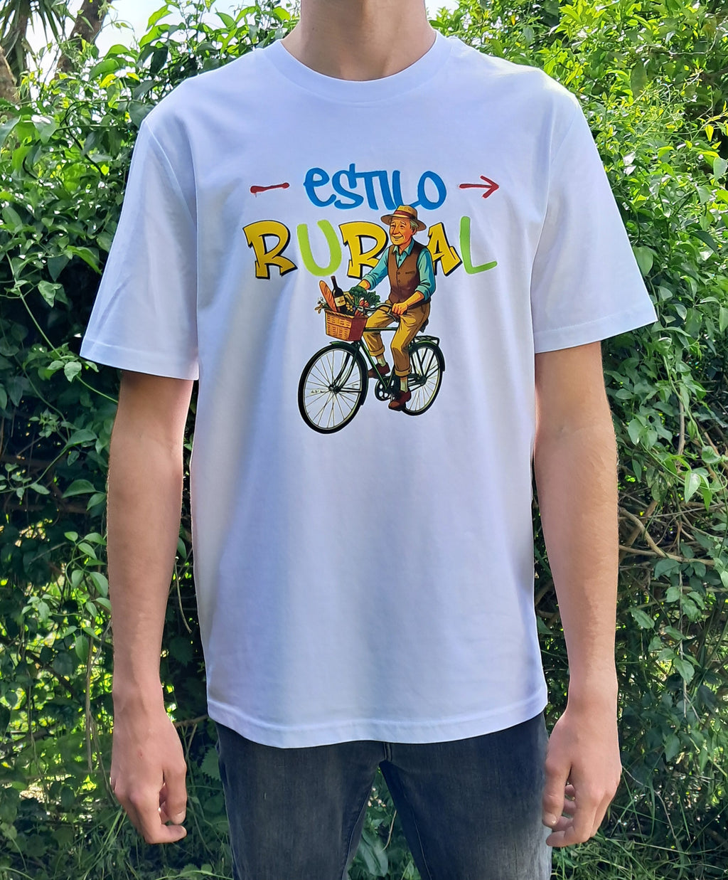 Estilo rural — Camiseta Premium Estilo Rural. Algodon Organico.