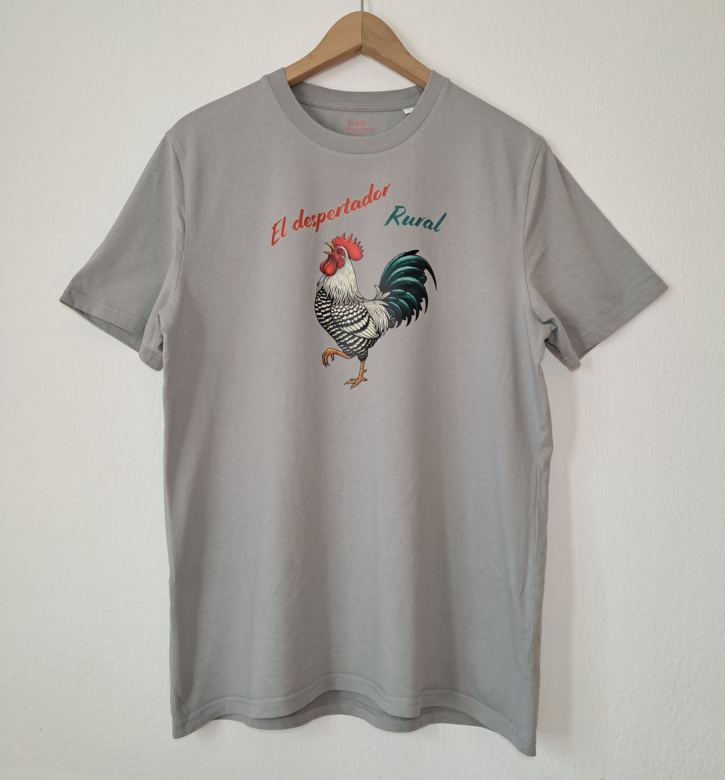 Despertador rural — Camiseta Premium Del Despertador Rural. Algodon Organico.